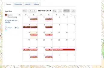 Aktivitetskalender