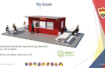 Vi trenger en ny kiosk i Idrettsparken!