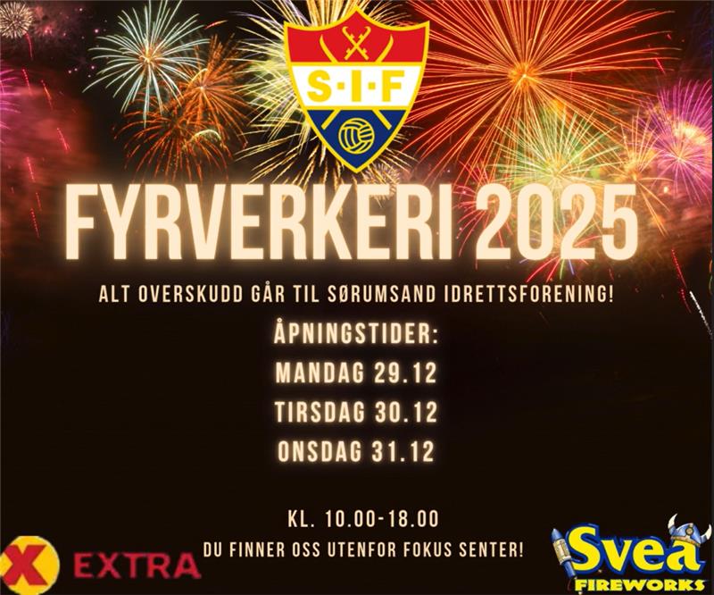 Fyrverkeri for aktivt og livslangt fellesskap