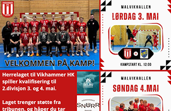 Kvalifiseringskamper til menn 2. divisjon.