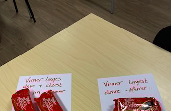 Vinnerne av Longest drive og closest to pin desember 2020