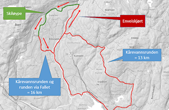 Løypa ved Rustan er åpen igjen