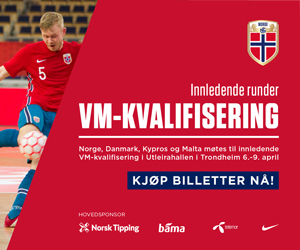 Kjøp billetter til VM-kval i Futsal i Utleirahallen