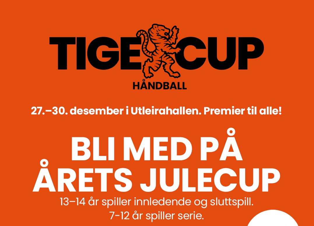 Påmelding Tigercup håndball er åpen