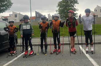 Høstens første rulleskitrening