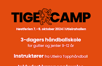 Tiger Camp håndball i høstferien.