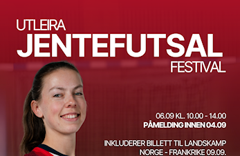 Jentefutsal festival i samarbeid med NFF 6. september.