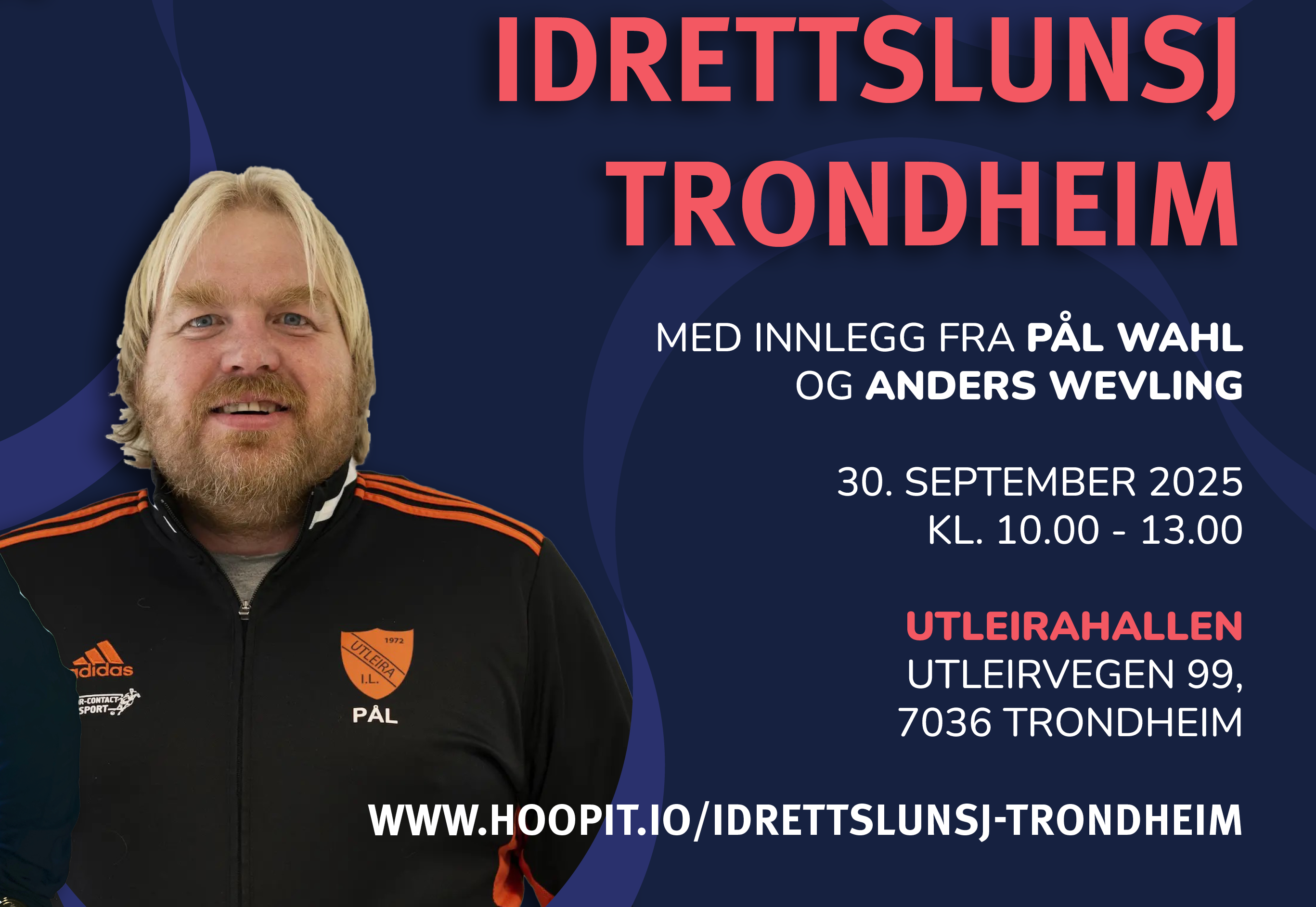 Invitasjon til idrettslunsj med Hoopit i Utleirahallen