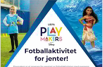 UEFA Playmakers for jenter 5-8 år