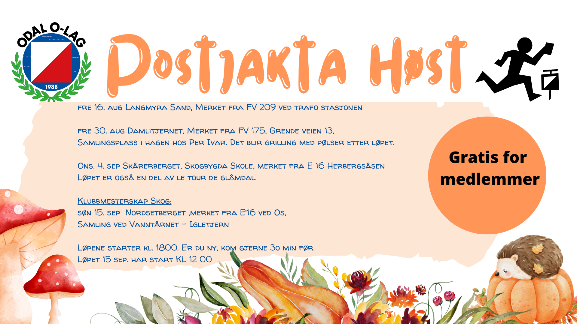 Postjakta høst!