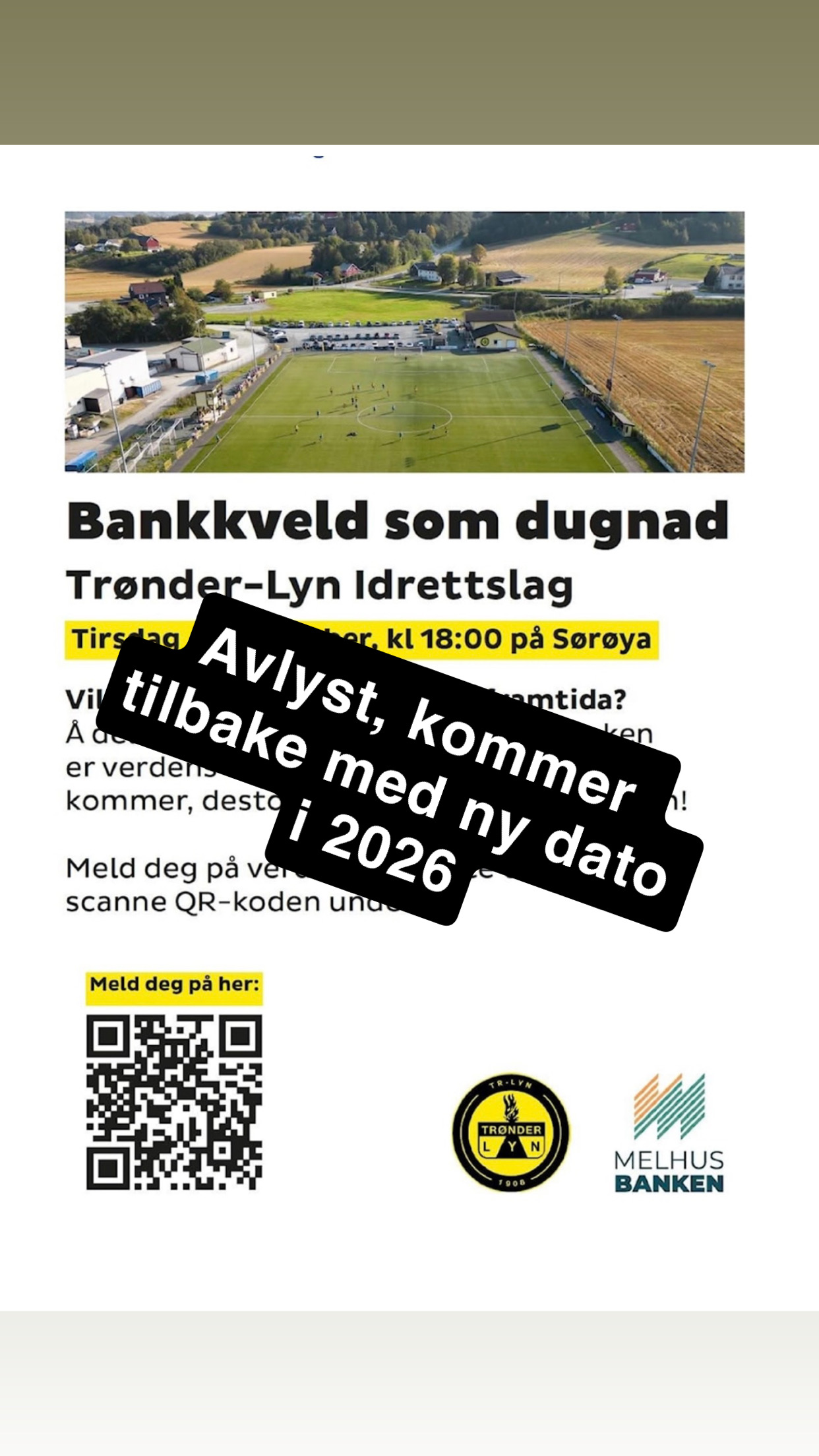 Image for Bankkveld tirsdag 4 november 18:00