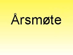 Årsmøte