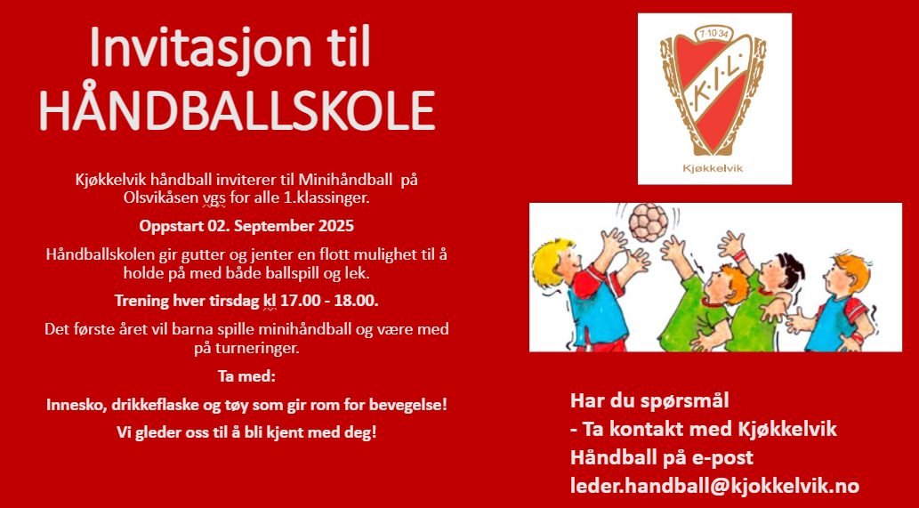 Image for Håndballskolen 2025-2026