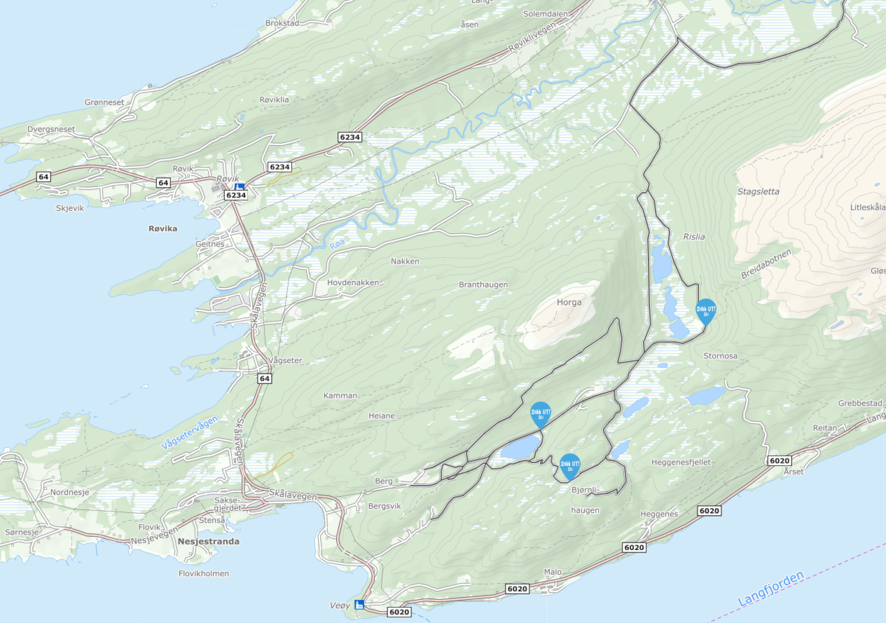 Skiløyper på skåla