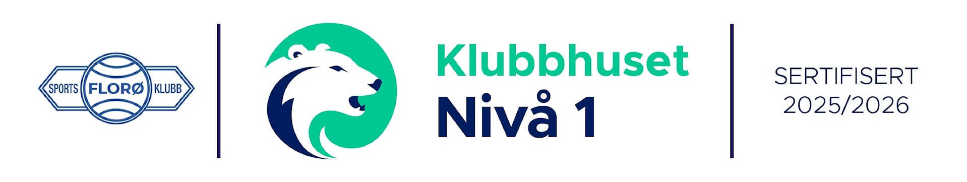 Sertifisert 2025/2026 til Klubbhuset nivå 1