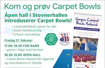 Stovner SK introduserer Carpet Bowls i Stovnerhallen