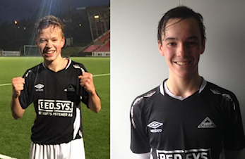 Unggutta viser seg fram!