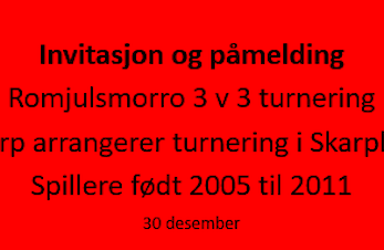 Romjulsturnering 3v3