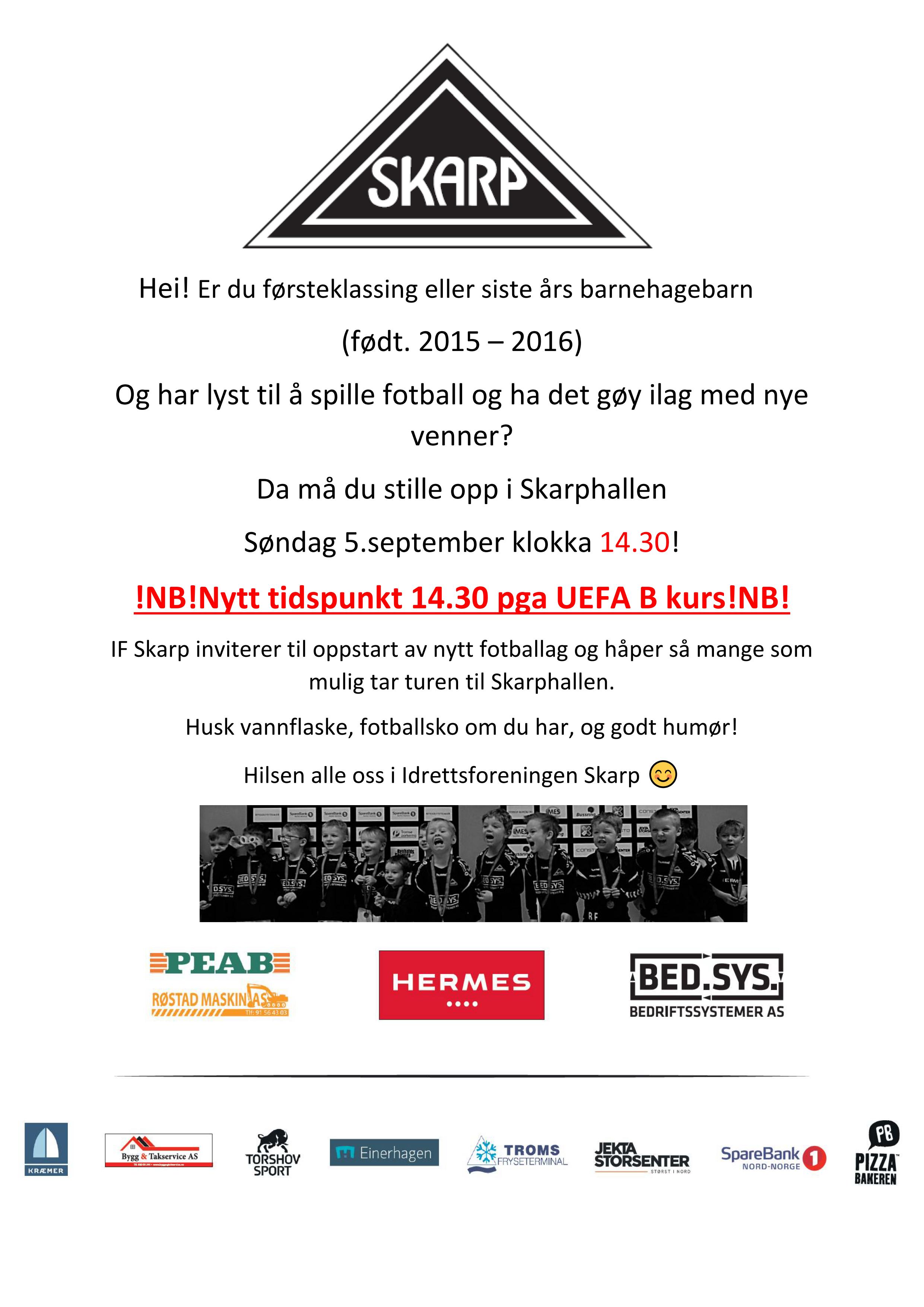 Rekrutteringsdag - 5.september 2021 - kl.14.30