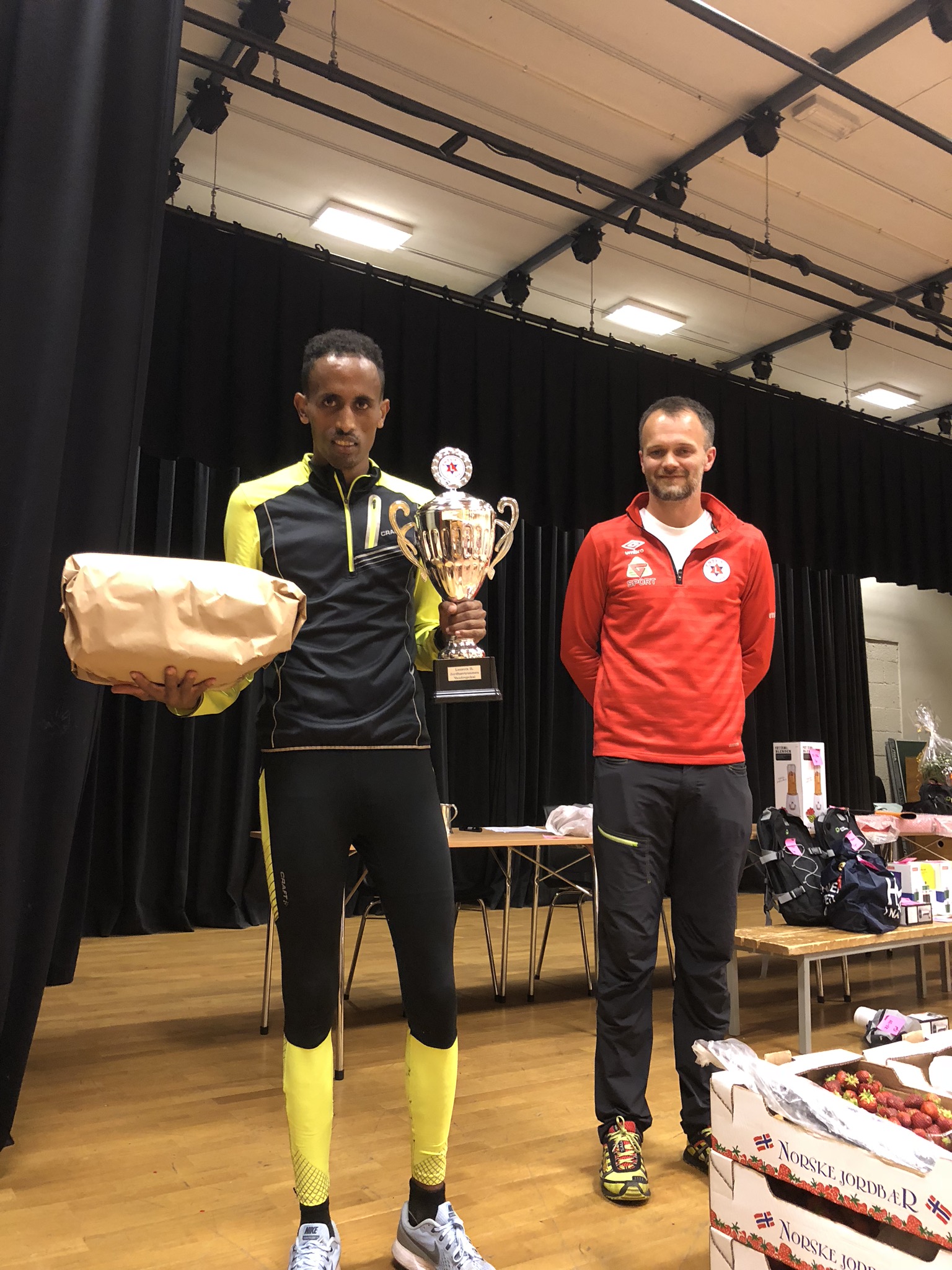 Okubamichael Fissehatsion - Menn 21-34 år - Ny løyperekordinnehaver