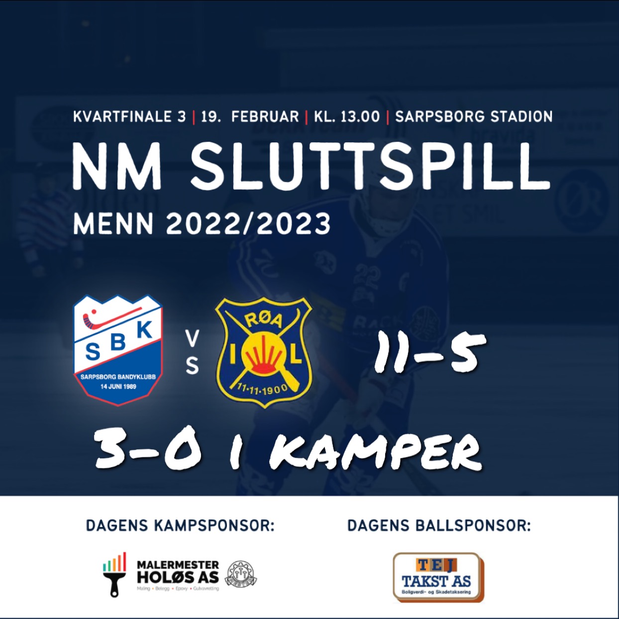 3-0 i kamper og vi er klare for semifinale!