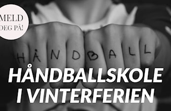 Håndballskole i vinterferien - åpent for påmelding