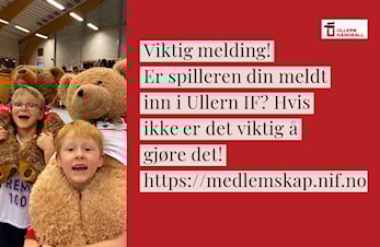 Er du meldt inn i Ullern IF?