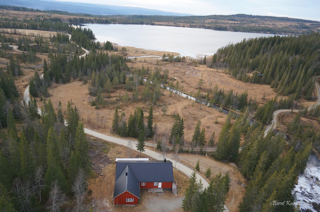 Flyfoto over Hersjøhytta