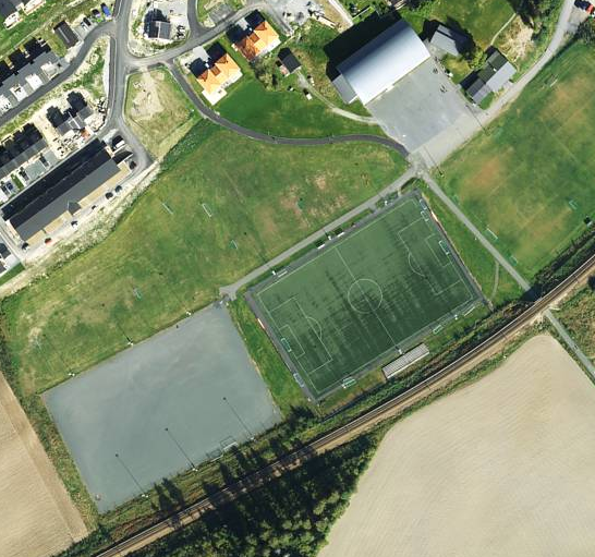Anleggsvirksomhet i og rundt Idrettsparken